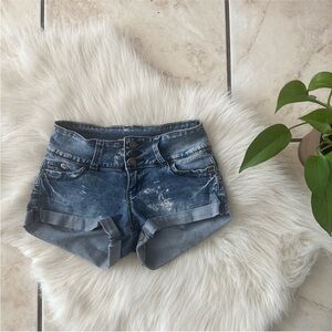 YMI Distressed Denim Jean Shorts